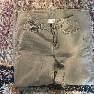 Cotton On Tan Wide Leg Jeans